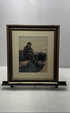 Load image into Gallery viewer, Wall Hanging Artwork Man Sleep On Park Bench Sign By Cabba 84 Framed Print