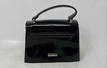 Load image into Gallery viewer, Aldo Womens Black Leather Rhinestone Bow Square Shape Top Handle Crossbody Bag