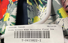 Load image into Gallery viewer, Brooks Brothers Womens Multicolor Floral Sleeveless A-Line Dress Size 2