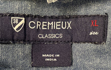 Load image into Gallery viewer, Cremieux Classics Mens Blue Short Sleeve Collared Button-Up Shirt Size XS