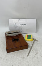 Load image into Gallery viewer, Newlam Brown 17-Key Mahogany Wood Kalimba Thumb Piano With Tuning Hammer