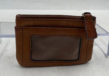 Load image into Gallery viewer, Authentic Fossil Womens Brown Multicolor Printed Patchwork Coin Wallet