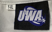Load image into Gallery viewer, UWA Womens Gray Black King Of The Turf #99 Personalized Football Dress Sz Y-XL