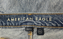 Load image into Gallery viewer, American Eagle Outfitters Womens Blue Stretch Cropped Jeans Pants Size 4