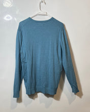Load image into Gallery viewer, Alfani Mens Light Blue Long Sleeve V-Neck Pullover Sweater Size Medium