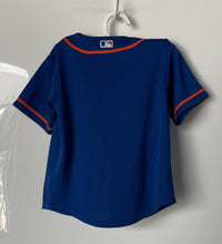 Load image into Gallery viewer, Nike Boys Blue New York Mets Short Sleeve Button Front MLB Baseball Jersey Sz 2T