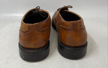 Load image into Gallery viewer, Guellila Vero Cuoio Mens Brown Leather Lace-Up Brogues Dress Shoes Size 45