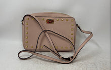 Load image into Gallery viewer, Michael Kors Womens Pink Adjustable Strap Inner Pockets Shoulder Crossbody Bag