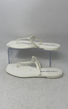 Load image into Gallery viewer, Calvin Klein Jeans Womens Edhen White Cutout Logo Slip-On Thong Sandals Size 10M