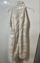 Load image into Gallery viewer, White House Black Market Womens White Crochet Mini Dress Size 00P