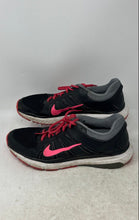 Load image into Gallery viewer, Nike Womens Dart 12 831535-006 Black Pink Lace-Up Low Top Running Shoes Size 11