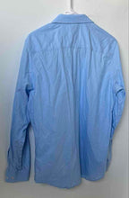 Load image into Gallery viewer, Calvin Klein Mens Baby Blue Long Sleeve Button-Up Shirt Size Medium