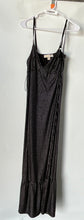 Load image into Gallery viewer, Michael Kors Womens Black Embellished Spaghetti Strap Maxi Dress Size Small