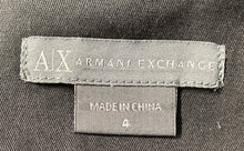 Load image into Gallery viewer, Armani Exchange Womens Black Back Zip Short Mini Skirt Size 4