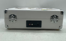 Load image into Gallery viewer, Victrola White Portable Vinyl Turntable Record Player Untested No Power Cable
