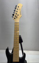 Load image into Gallery viewer, Stedman Pro 30-Inch Black Double Cutaway Kids Beginner Electric Guitar