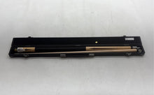 Load image into Gallery viewer, Mizerak Black Beige Indoor Sporting Pool Cue Billiard Stick Two Piece With Case