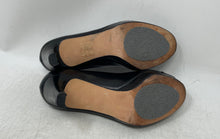 Load image into Gallery viewer, Stuart Weitzman Womens Black Leather Slip-On High Block Pump Heels Size 35