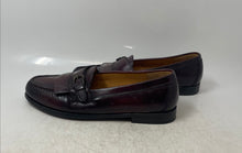 Load image into Gallery viewer, Cole Haan Mens Pinch Buckle Kiltie Brown Leather Loafer Dress Shoes Size 9.5