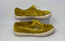 Load image into Gallery viewer, Superga Unisex White Yellow Low Tip Lace-Up Sneaker Shoes Size 7.5M