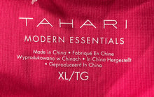 Load image into Gallery viewer, Tahari Womens Modern Essentials Fuchsia Long Sleeve Pullover T-Shirt Size XL