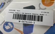 Load image into Gallery viewer, Linksys Model USB100M Blue Compact USB Network Adapter In Box Not Tested