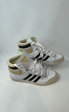 Load image into Gallery viewer, Adidas Mens Top Ten S24134 White Black Gold Lace-Up Sneaker Shoes Size 12