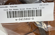 Load image into Gallery viewer, Cole Haan Womens Stassi W28189 Brown Leather Slip-On Penny Loafer Shoes Sz 7.5C