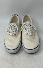 Load image into Gallery viewer, Sperry Mens Halyard CVO STS23580 Cream Lace-Up Low Top Sneaker Shoes Size 10