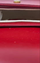 Load image into Gallery viewer, Zara Womens Red Faux Leather Adjustable Strap Magnetic Flap Crossbody Bag