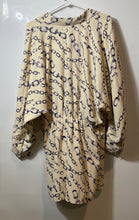 Load image into Gallery viewer, Express Womens Beige Chain Printed Long Sleeve One-Piece Romper Size XL With Tag