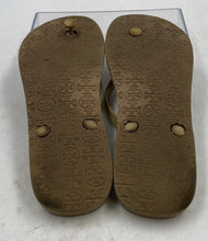 Load image into Gallery viewer, Authentic Tory Burch Womens Beige Flip-Flop Sandals Size 8-9 Worn