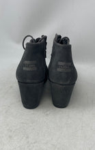Load image into Gallery viewer, Toms Womens Kala 10012957 Gray Suede Lace-Up Wedge Heel Ankle Booties Size 10