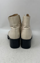 Load image into Gallery viewer, Coach Womens Chrissy C5910 Ivory Side Zip Block Heel Ankle Booties Size 8.5B