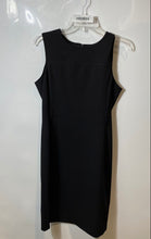 Load image into Gallery viewer, Calvin Klein Womens Black Sleeveless Back Zip Sheath Dress Size 12 Missing Belt