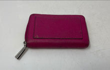 Load image into Gallery viewer, Michael Kors Womens Jet Set Pink Pebbled Leather Accordion Zip-Around Wallet
