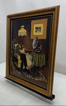 Load image into Gallery viewer, Love Song Man And Woman Picture Wall Art Framed Print By Annie Lee