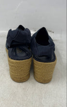 Load image into Gallery viewer, Lauren Ralph Lauren Womens Blue Hook And Loop Wedge Espadrille Heels Size 7B