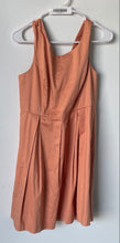 Load image into Gallery viewer, Forever 21 Womens Peach Sleeveless Scoop Neck Back Zip Fit & Flare Dress Size L
