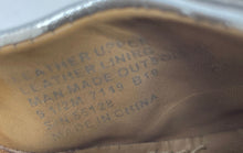 Load image into Gallery viewer, Authentic Tory Burch Womens Benton 55128 Silver-Tone Ballet Flats Sz 9.5 Damaged