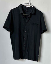 Load image into Gallery viewer, Boss Hugo Boss Mens Blue Short Sleeve Collared Button-Up Shirt Size XL INT