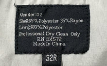 Load image into Gallery viewer, Vinci Mens Gray Striped Notched One Button Blazer & Pants 2 Piece Suit Set 32R