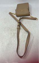 Load image into Gallery viewer, Michael Kors Womens Brown Leather Adjustable Strap Smartphone Crossbody Bag