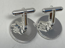 Load image into Gallery viewer, Replica Mercury 1943-W Dime Coin Silver-Tone Cufflink 18.3gr