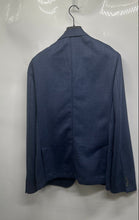 Load image into Gallery viewer, Hugo Boss Mens Blue Long Sleeve Single-Breasted One-Button Blazer Size 46R
