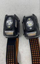Load image into Gallery viewer, Set Of 2 Pcs Assorted Multicolor Adjustable Strap Rechargeable LED Head Lamps