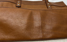 Load image into Gallery viewer, Fossil Womens Brown Leather Inner Pockets Double Handle Shoulder Handbag