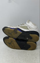 Load image into Gallery viewer, Nike Kids Air Jordan 5 Retro 440888-141 White Purple Sneakers Shoes Size 6.5Y