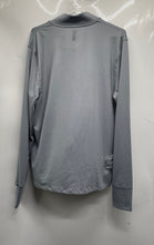 Load image into Gallery viewer, Under Armour Mens Gray Thumbholes Long Sleeve Quarter-Zip Pullover Shirt Size L