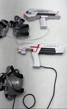 Load image into Gallery viewer, Lot Of 4 Laser X White Laser Tag Blaster Guns With Gaming Vest Not Tested
